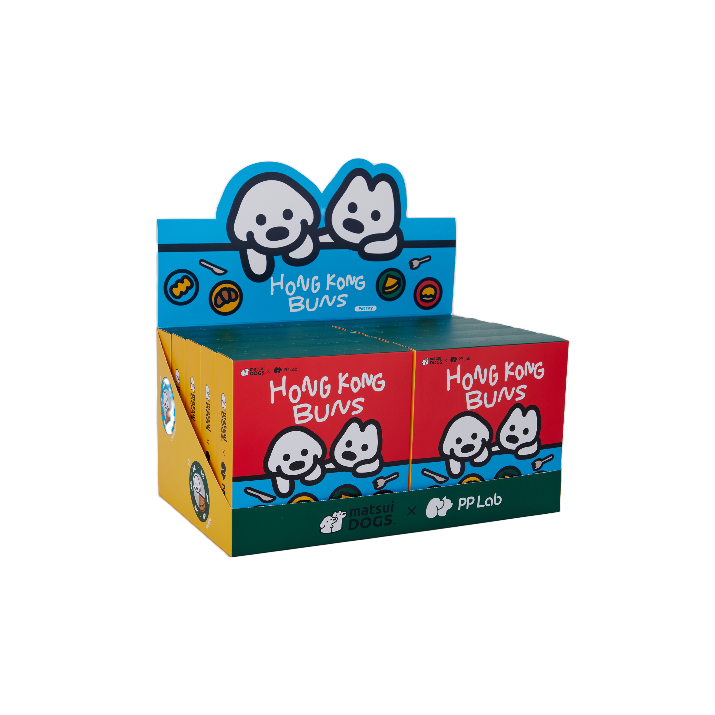 PP Lab x matsui pet toy HONG KONG BUNS