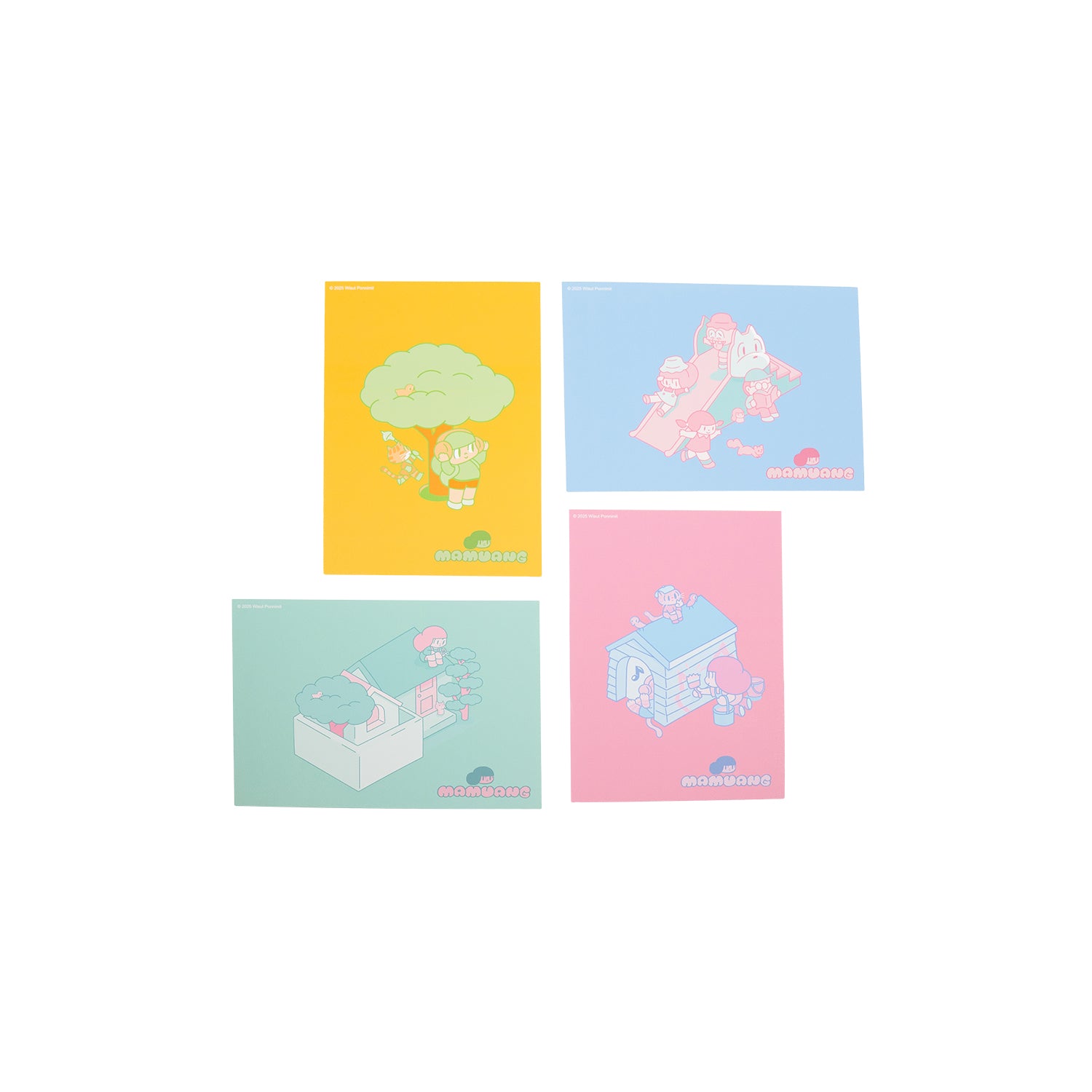 Mamuang x Prism 明信片（4 款）@pack