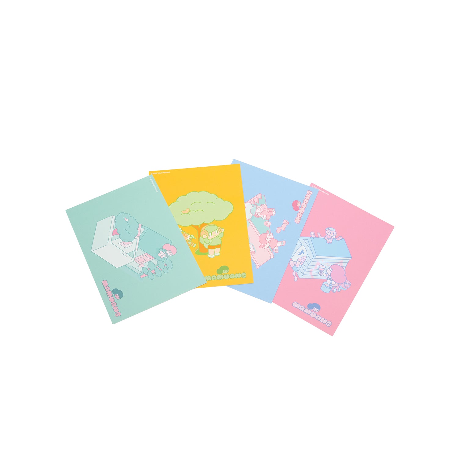 Mamuang x Prism 明信片（4 款）@pack
