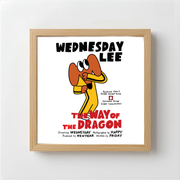 WEDNESDAY Art print  Wednesday Lee