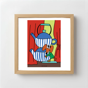 WEDNESDAY Art print Teapot